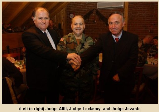 Photo of Judge Alili, Judge Lockemy and Judge Jovanic