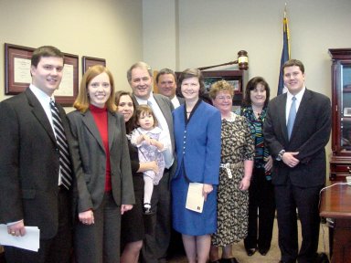 Photo of Judge Westbrook with family members