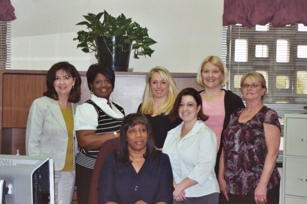 Supervisors at the Central Court location: Wanda Kelly, Verna Johnson, Sara Sellers, Jessica Refo, Ann McClain, Michele Winslow, and Rhudine Dorch